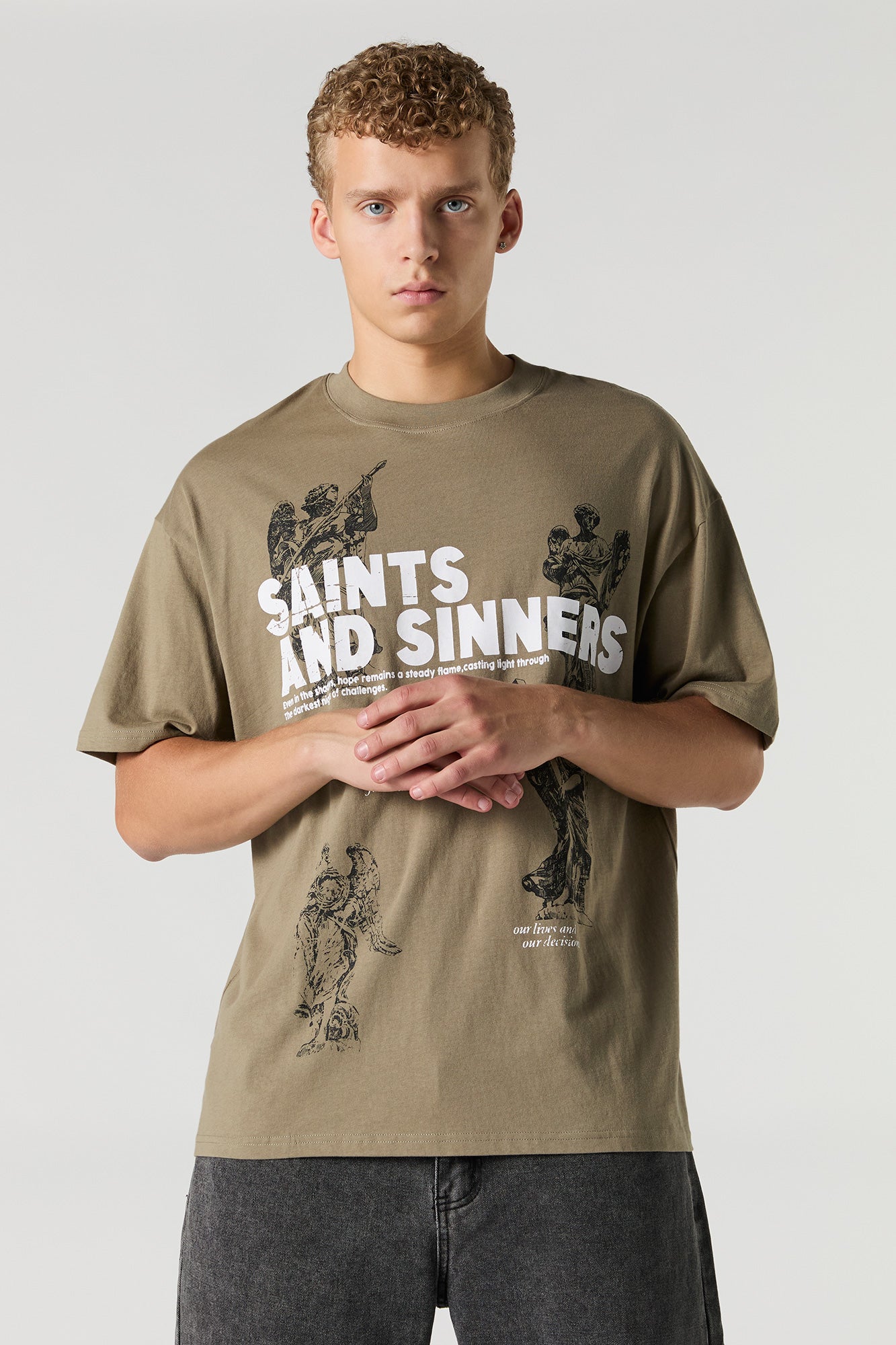 T-shirt à imprimé Saints and Sinners