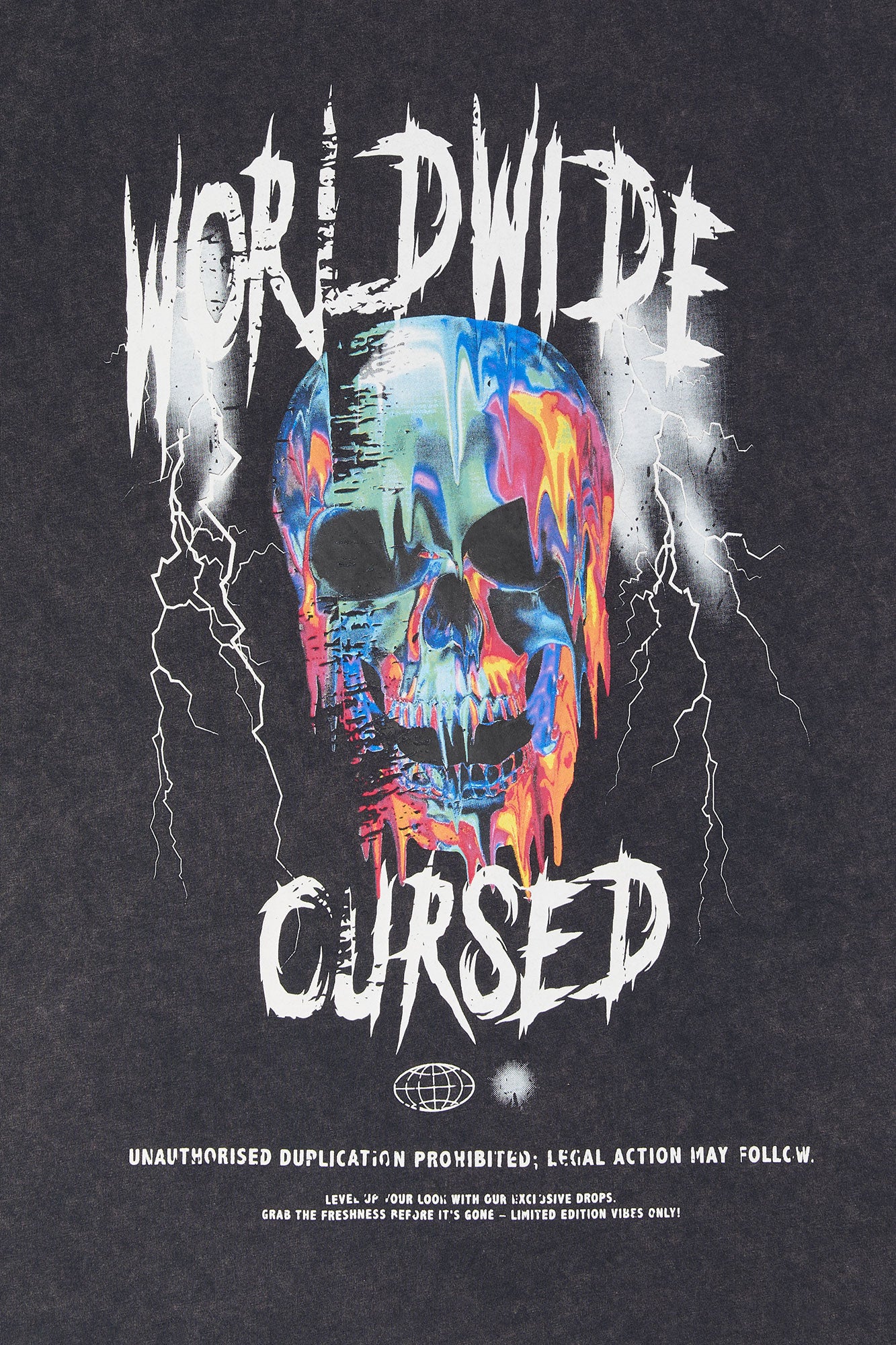 Worldwide Cursed Graphic T-Shirt