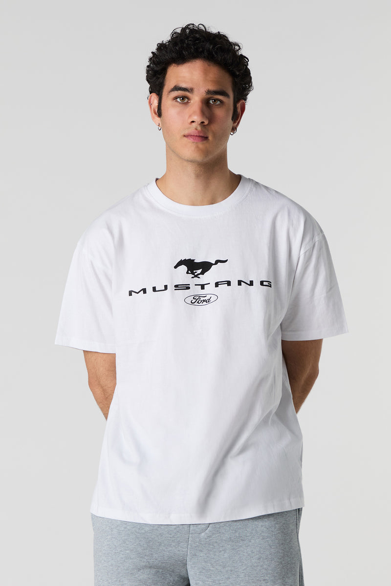 T-shirt ample à imprimé Ford Mustang