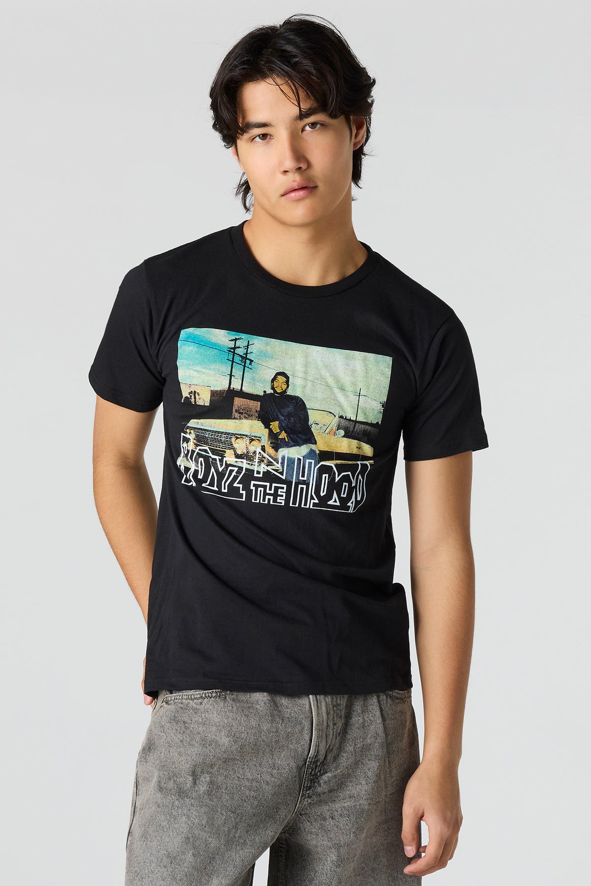 Boys N The Hood Graphic T-Shirt - Black