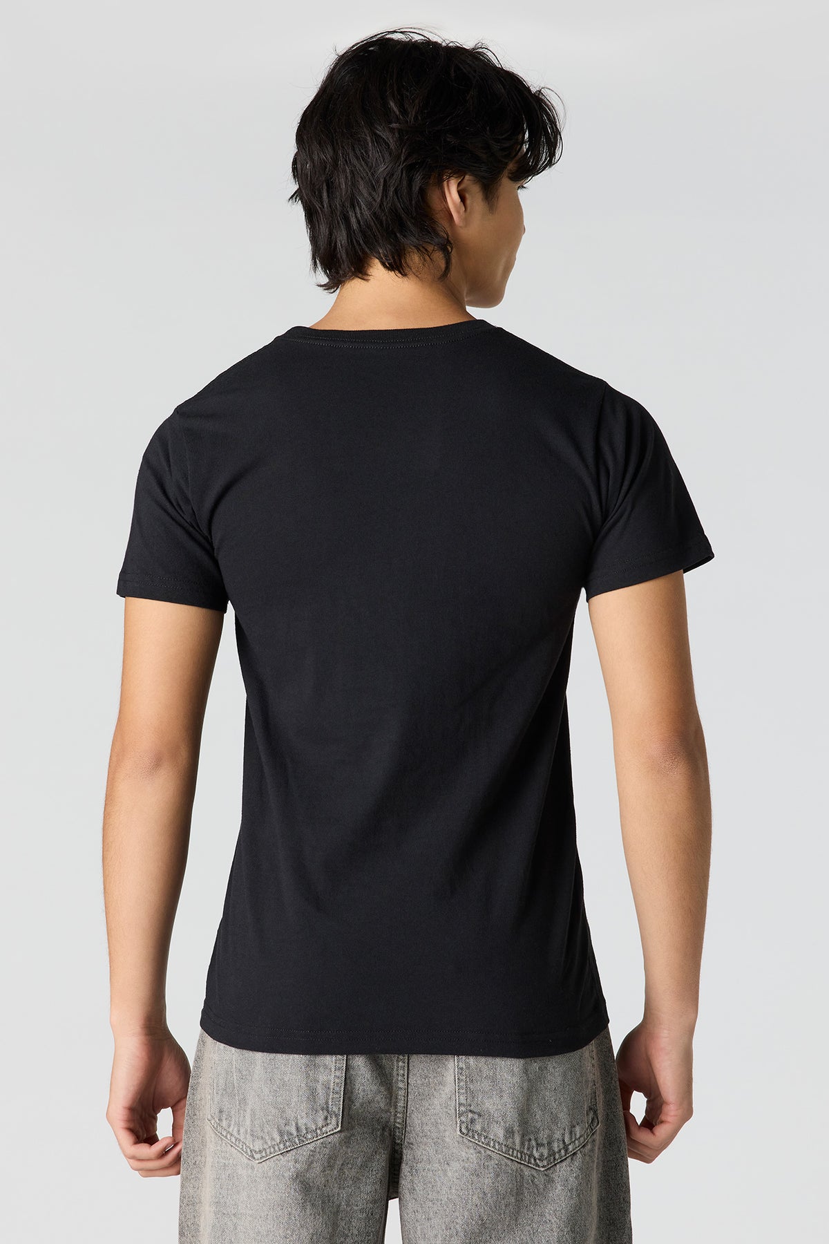 Alt View 2. Boys N The Hood Graphic T-Shirt - Black with White