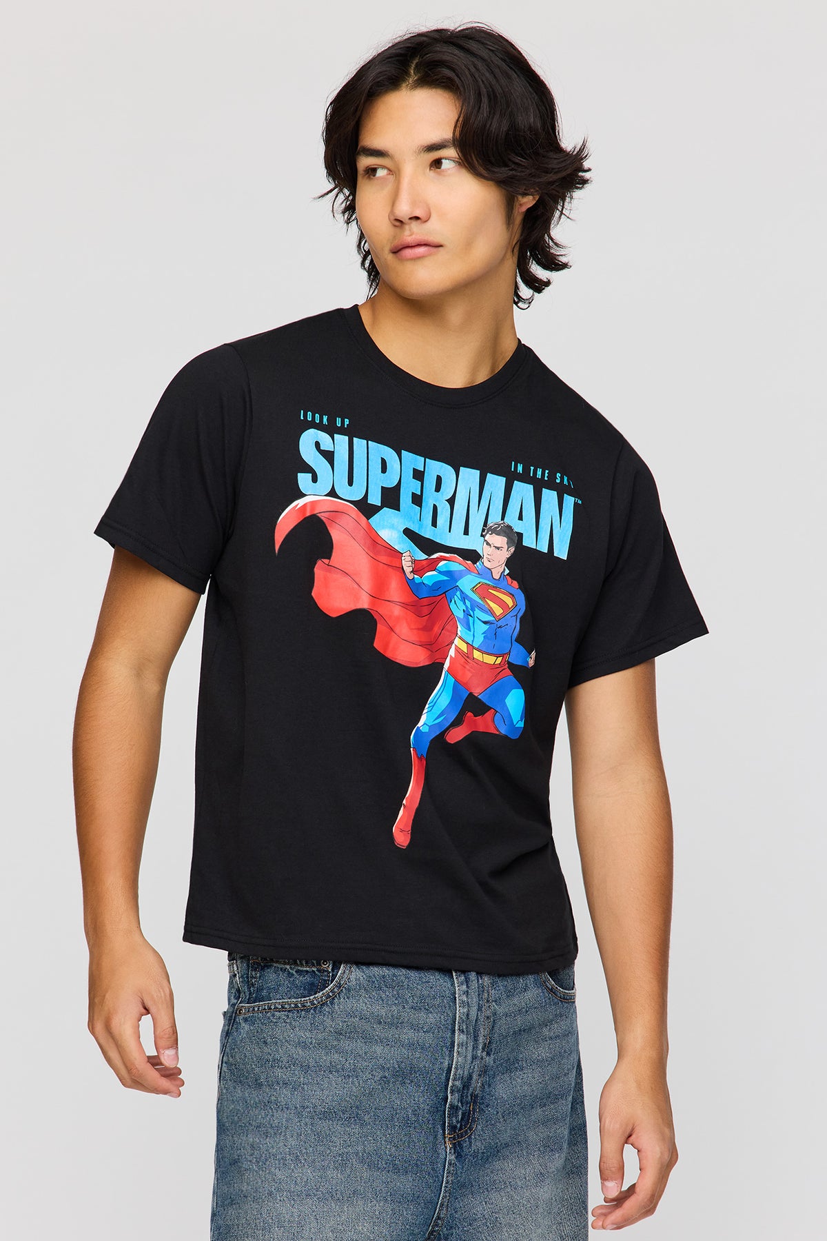 Superman Graphic T-Shirt - Black