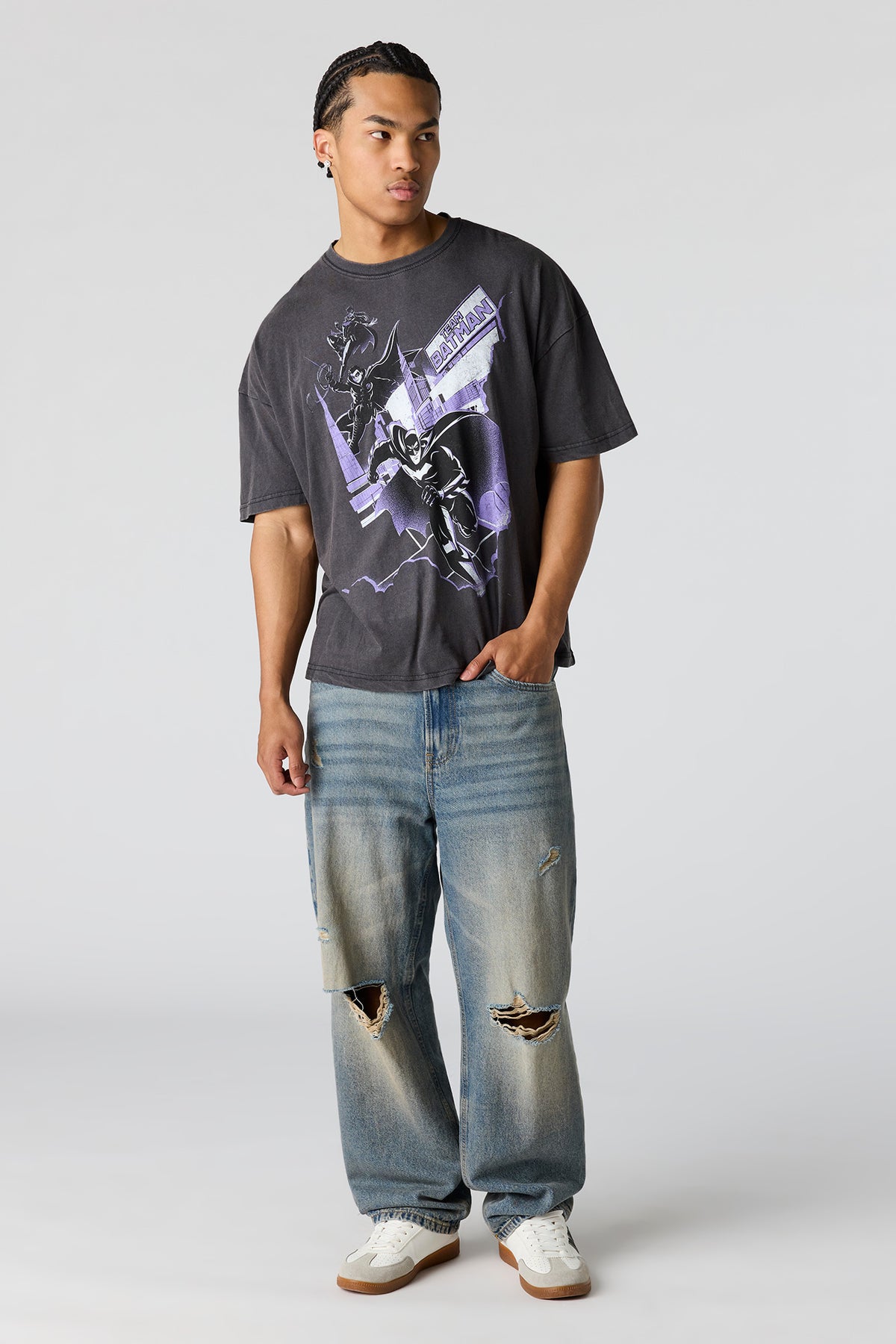 Vue alternative 3. T-shirt à imprimé Team Batman