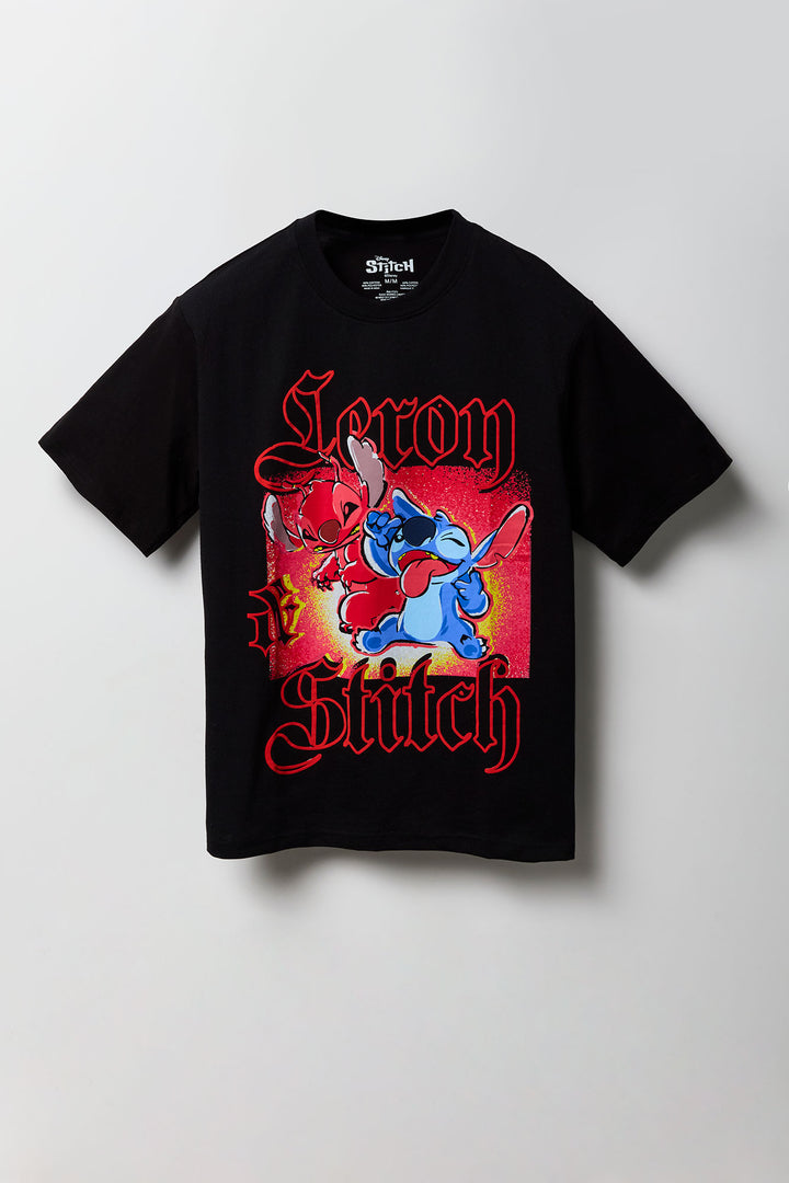 T-shirt à imprimé Leroy & Stitch