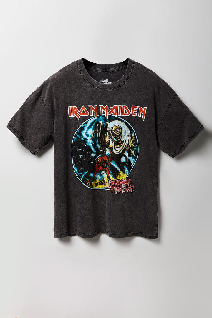 Iron Maiden Graphic Washed T-Shirt