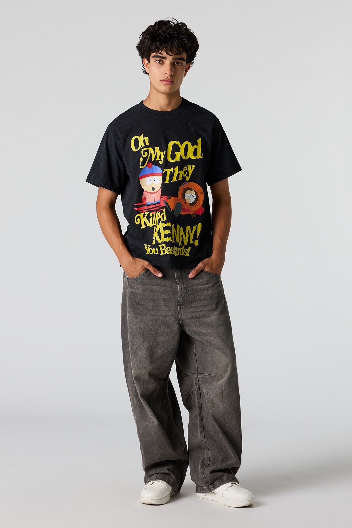 Alt View 3. South Park Graphic T-Shirt - Solid Black