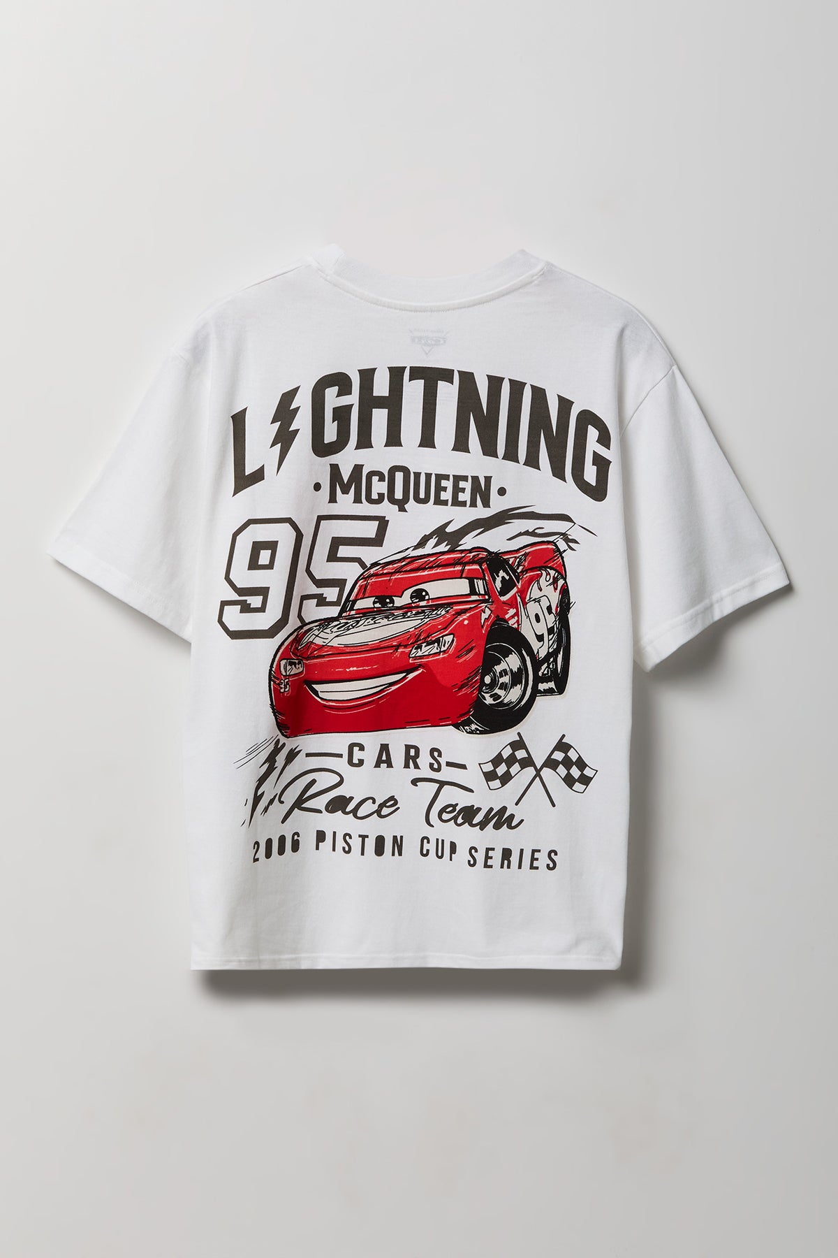 Lightning McQueen Graphic T-Shirt - White