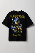 T-shirt à imprimé Iron Maiden