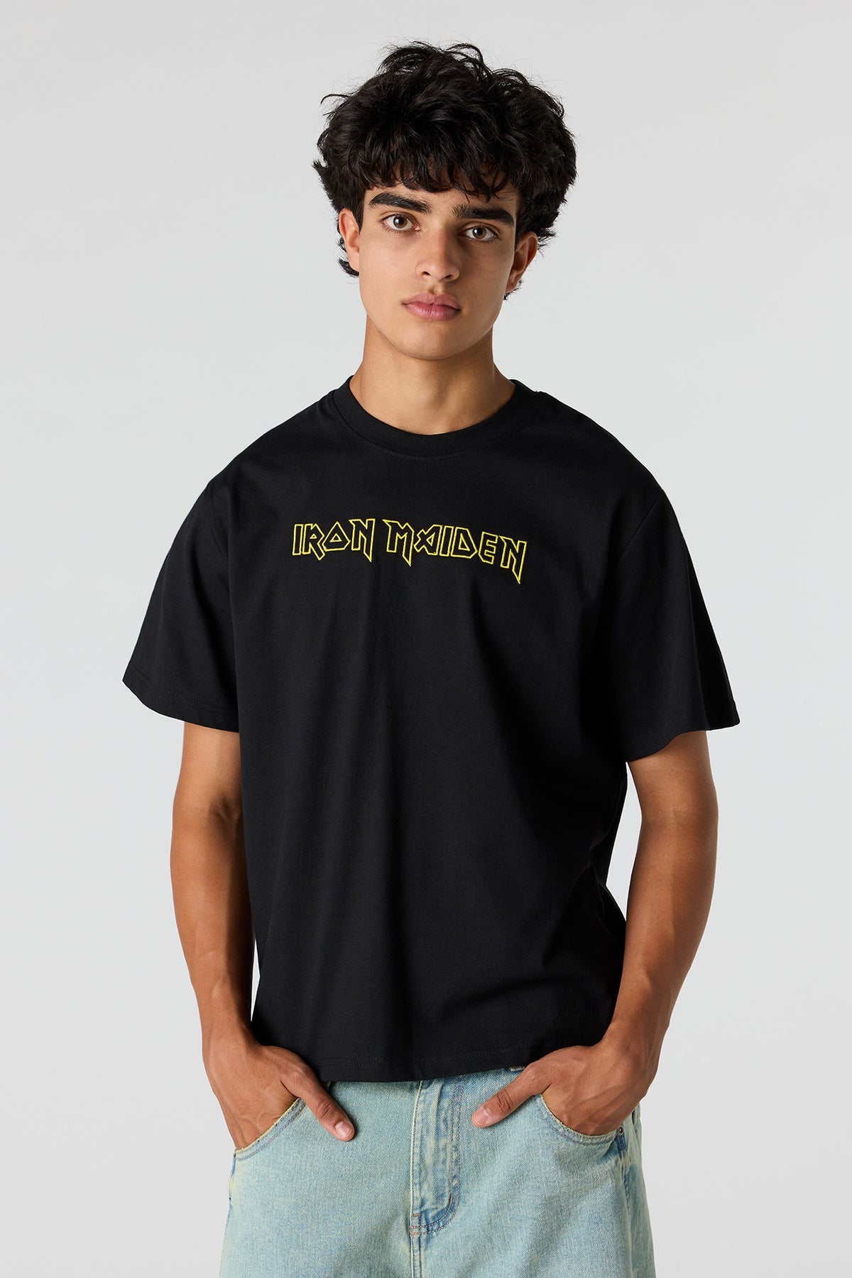 Alt View 2. Iron Maiden Graphic T-Shirt - Black