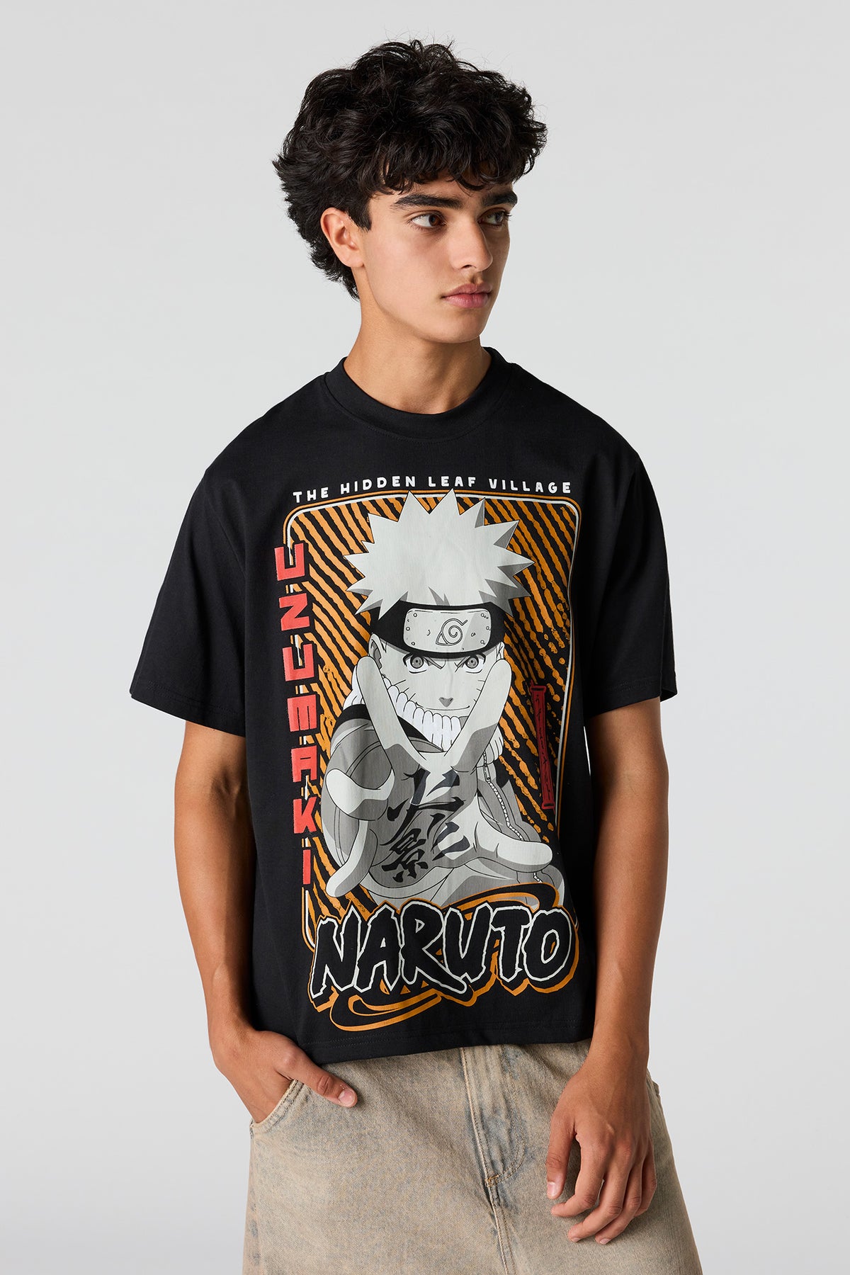 Naruto Graphic T-Shirt - Black