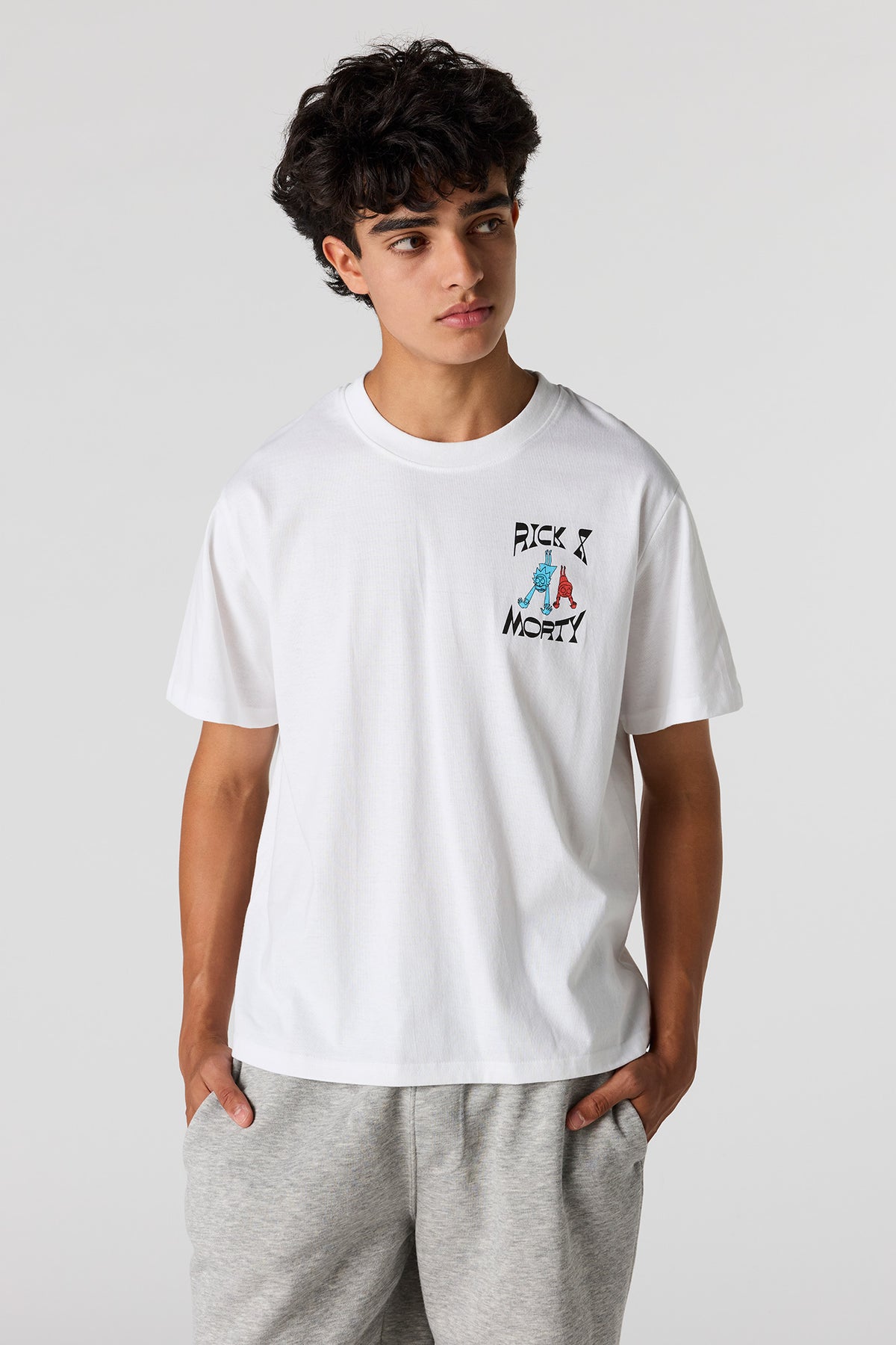 Alt View 2. Rick & Morty Graphic T-Shirt - White