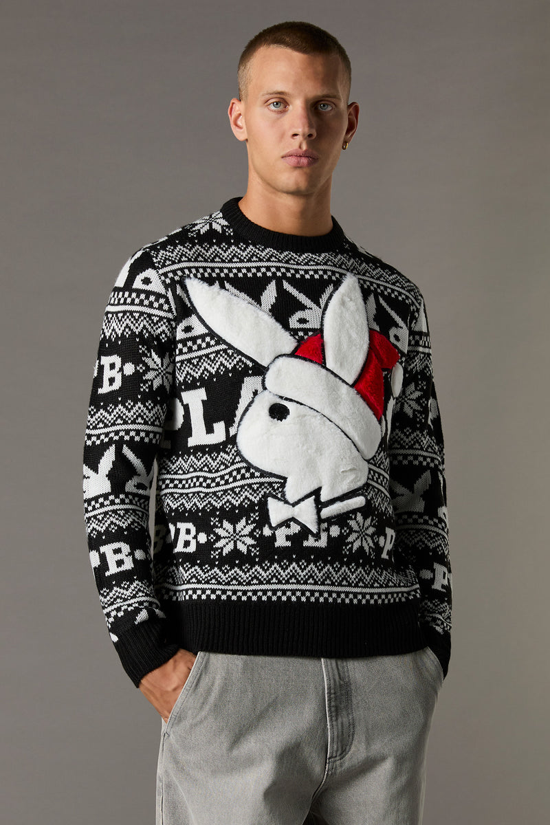 Chandail de Noël à imprimé Playboy