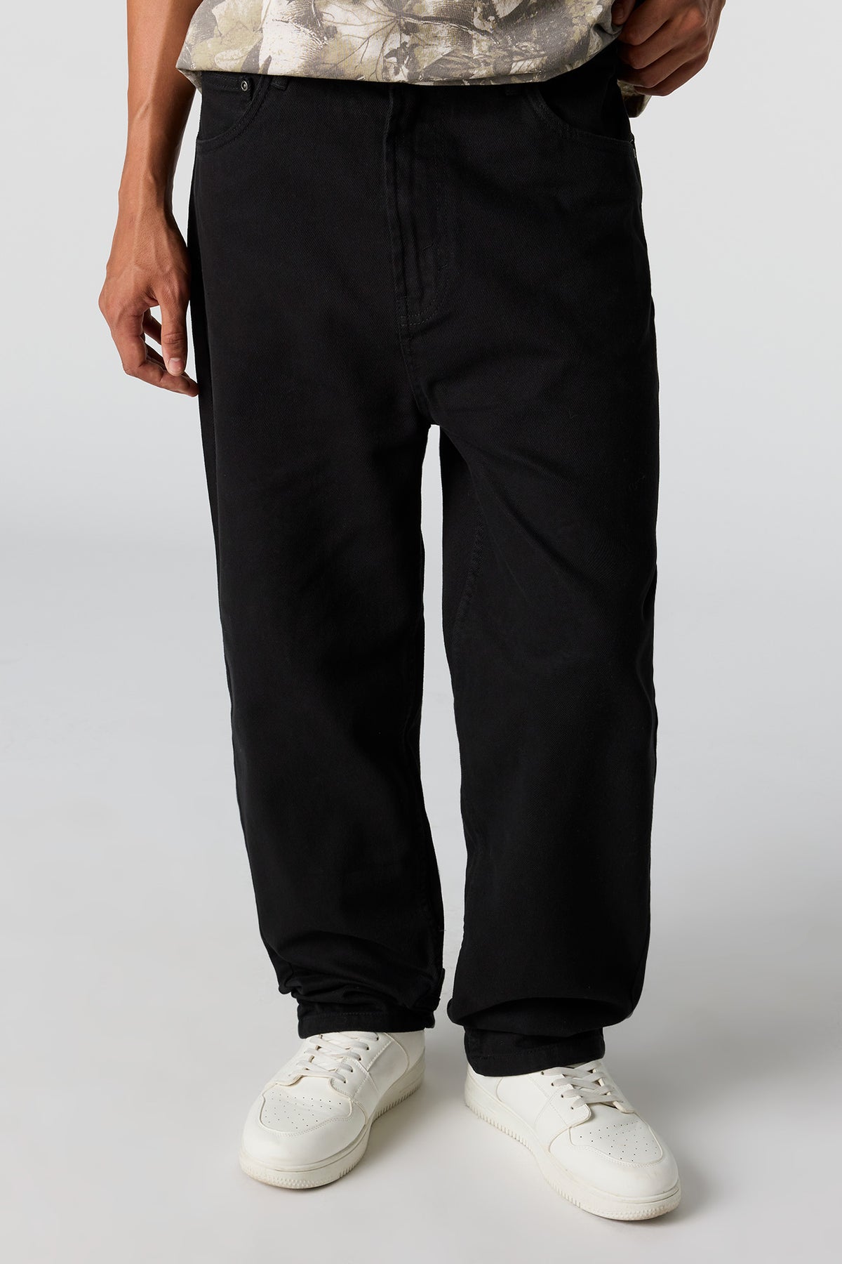 Baggy Black Jean - Black