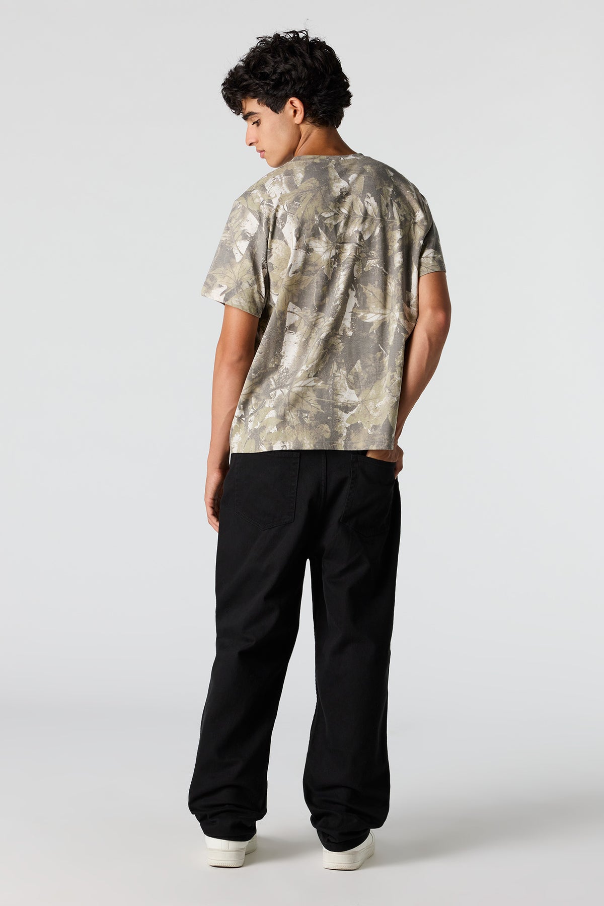 Alt View 2. Baggy Black Jean - Black