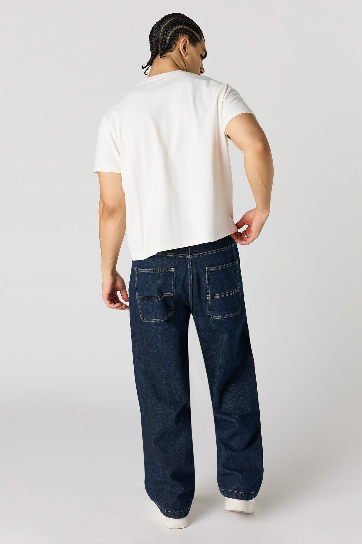Alt View 3. Skater Rinse Jean - Rinse Denim
