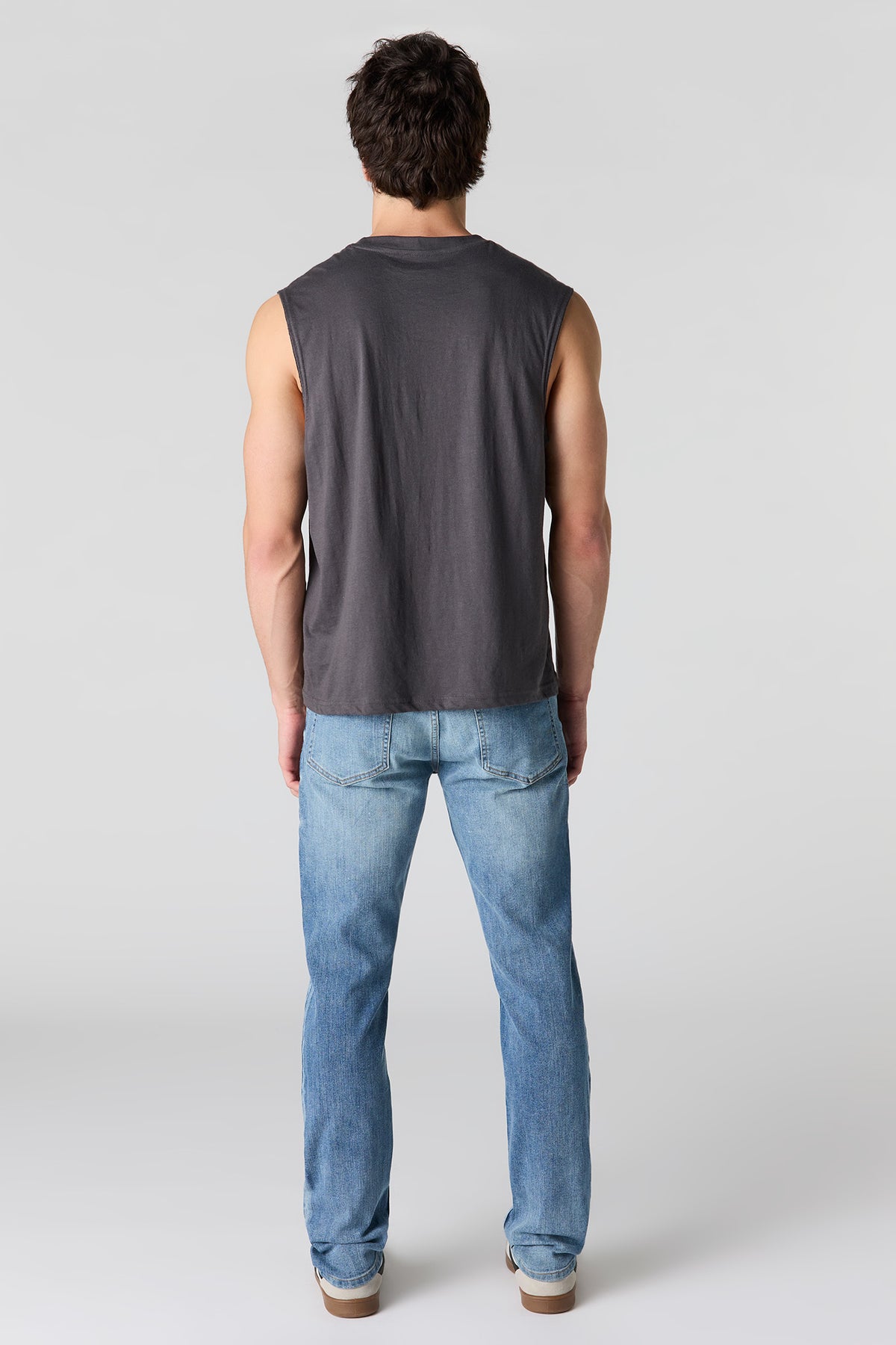 Alt View 3. Straight Medium Jean - Medium Blue