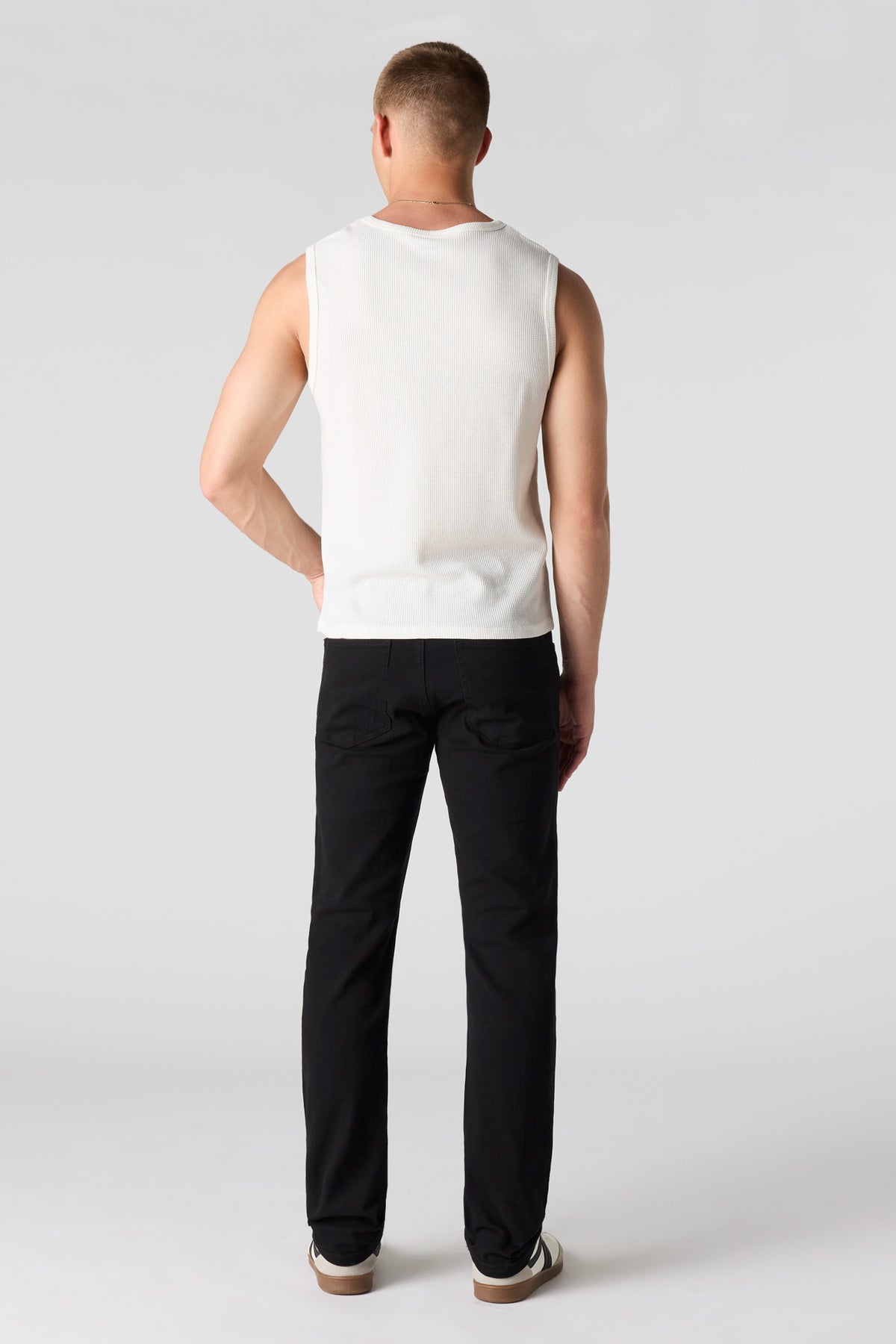 Alt View 3. Black Slim Jean - Black