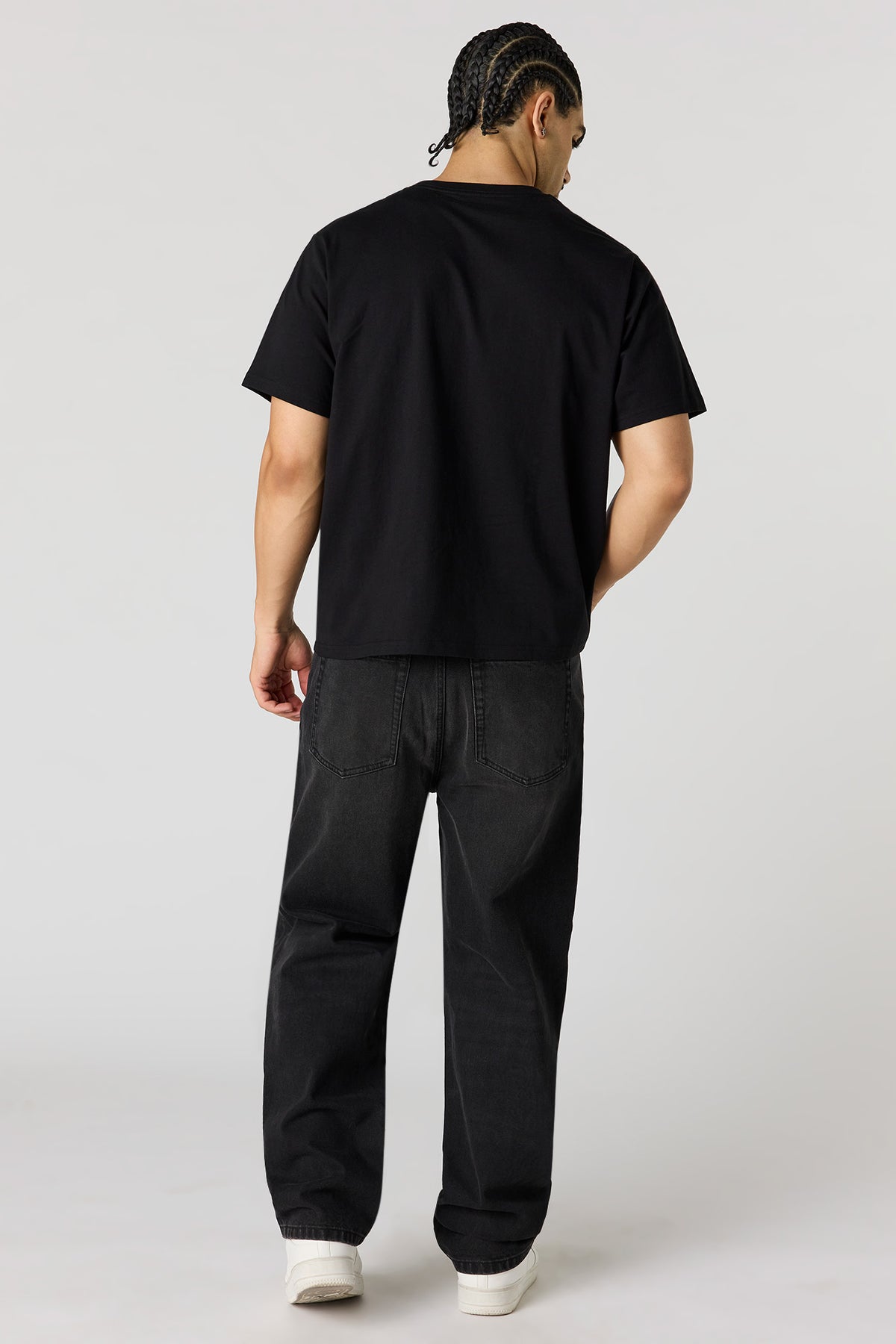 Vue alternative 3. Jean baggy délavé noir