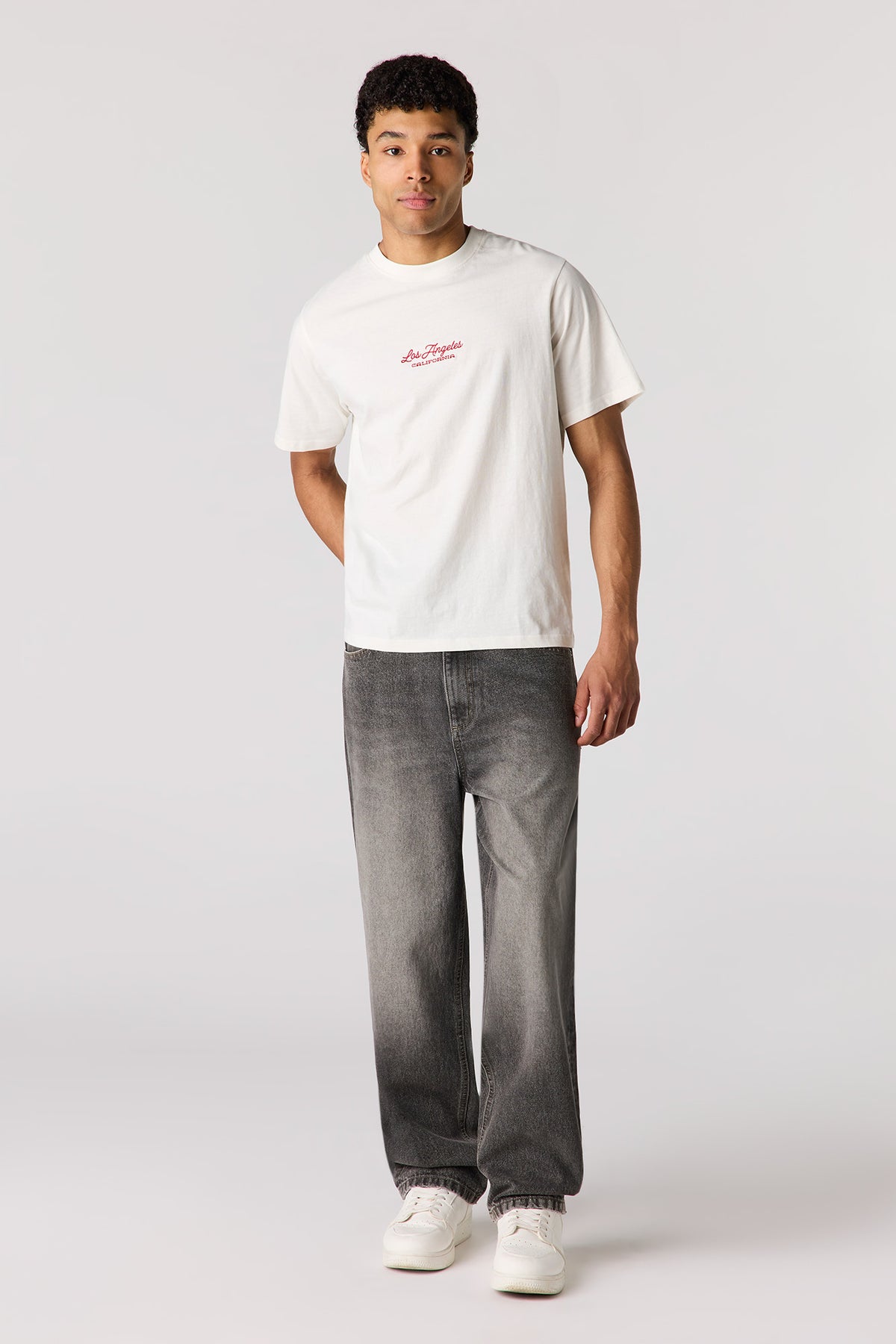 Vue alternative 2. Jean baggy délavé noir