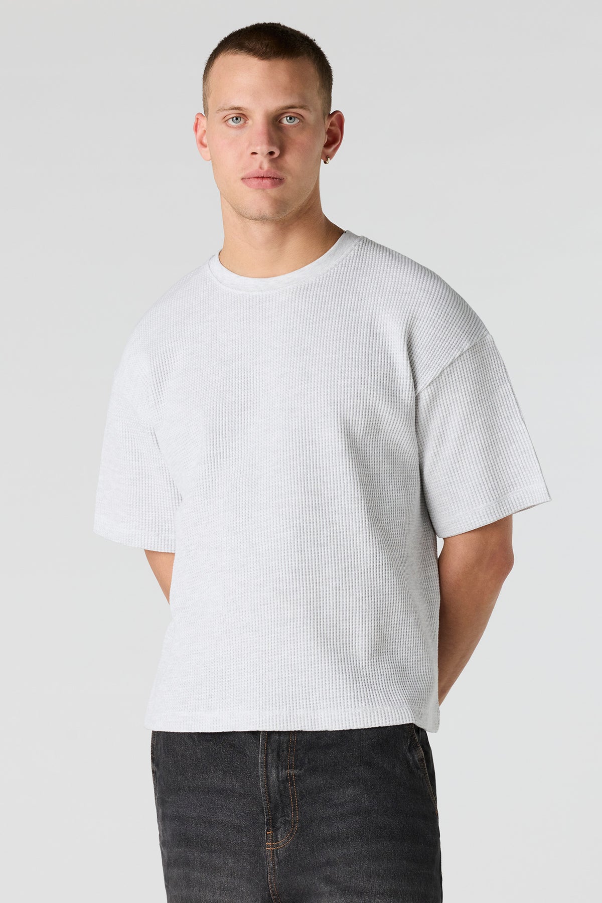 T-shirt carré texturé