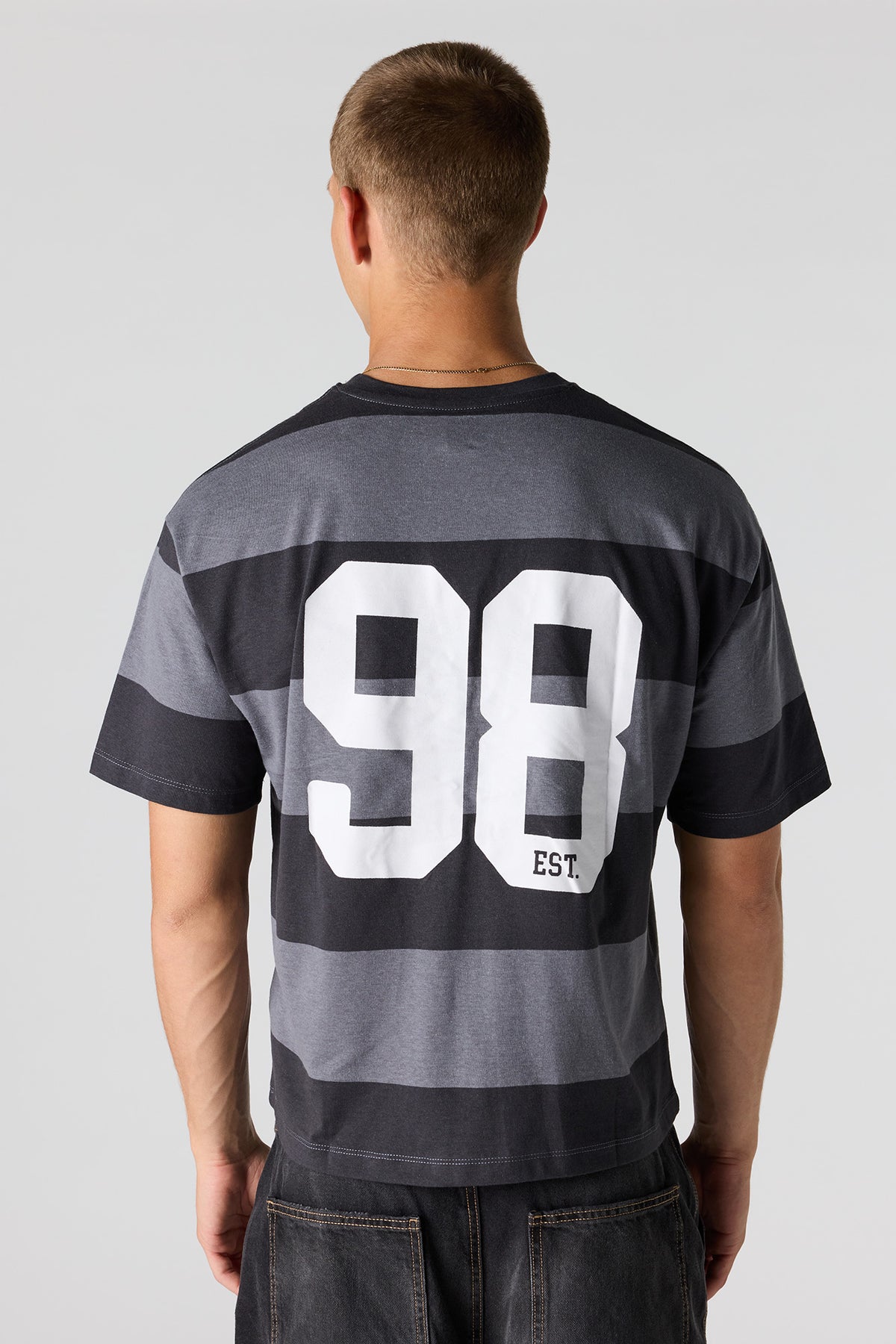 T-shirt carré rayé