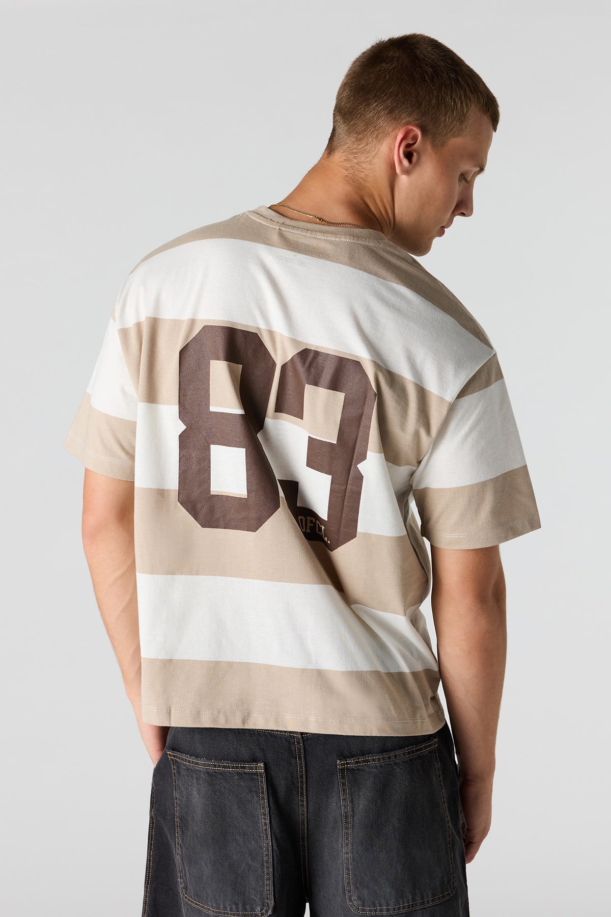 T-shirt carré rayé