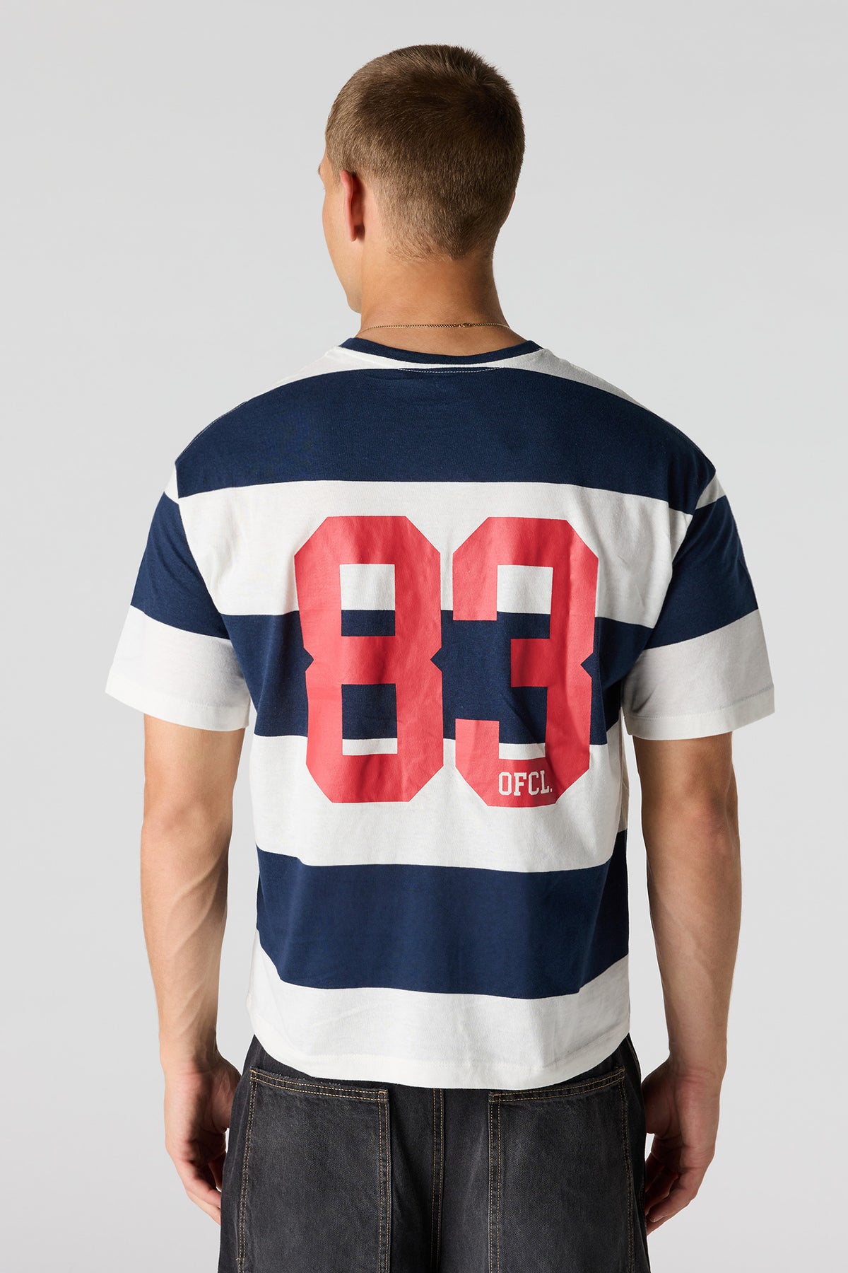 T-shirt carré rayé