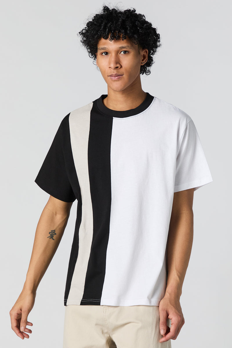 Colourblock Striped T-Shirt