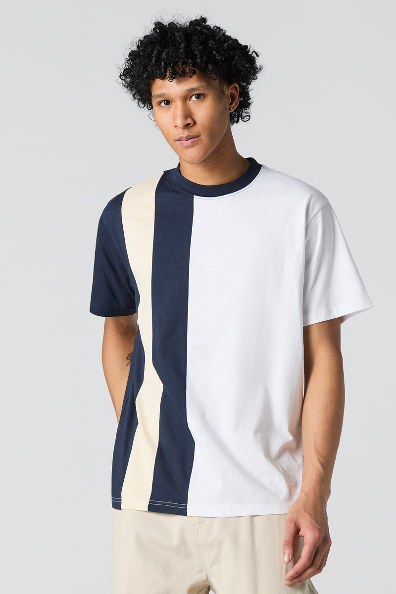 Colourblock Striped T-Shirt