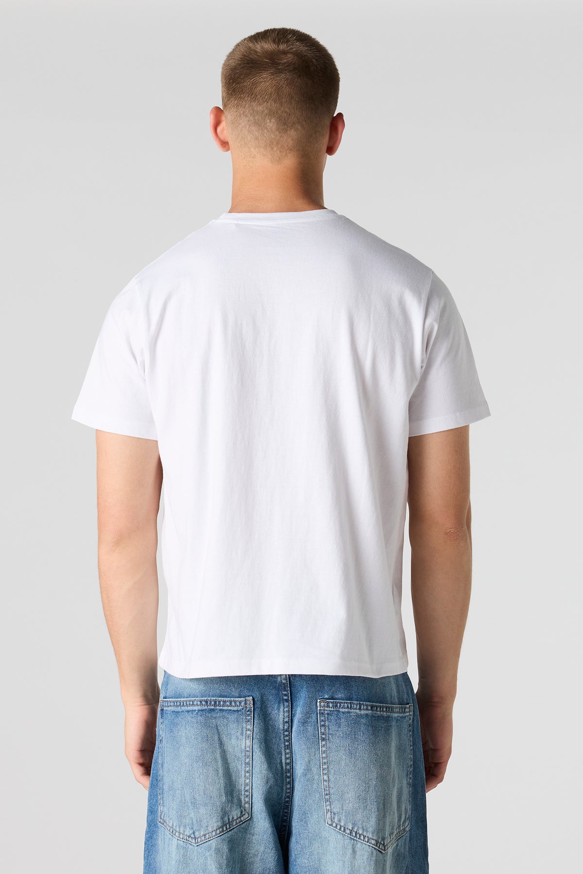 Alt View 2. Crewneck T-Shirt - White