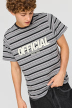 Graphic Striped T-Shirt