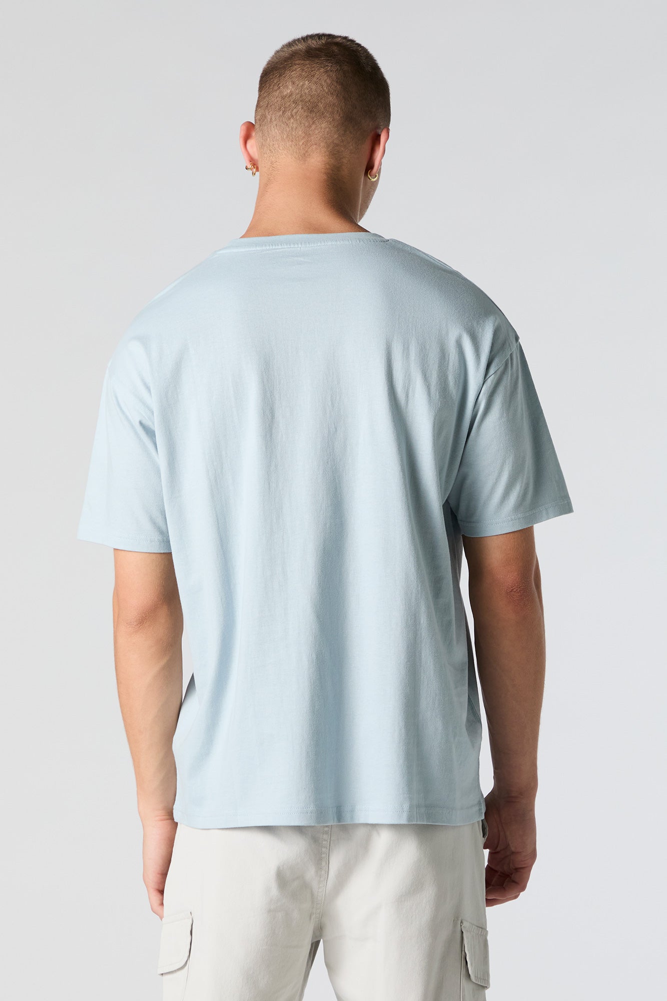 Solid Relaxed Crewneck T-Shirt