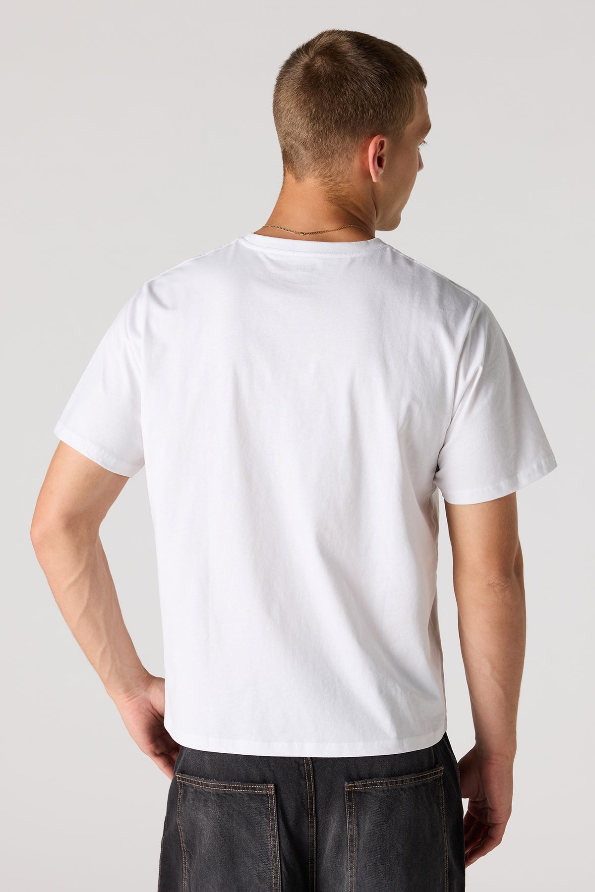 Alt View 2. Crewneck T-Shirt - White