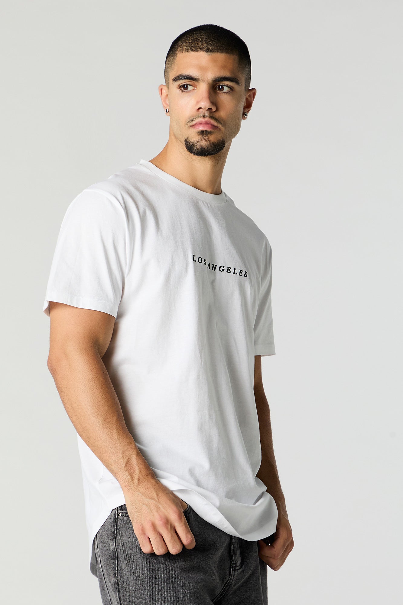 T-shirt avec motif brodé Los Angeles