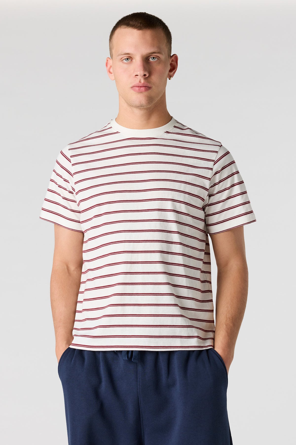 Striped T-Shirt - White