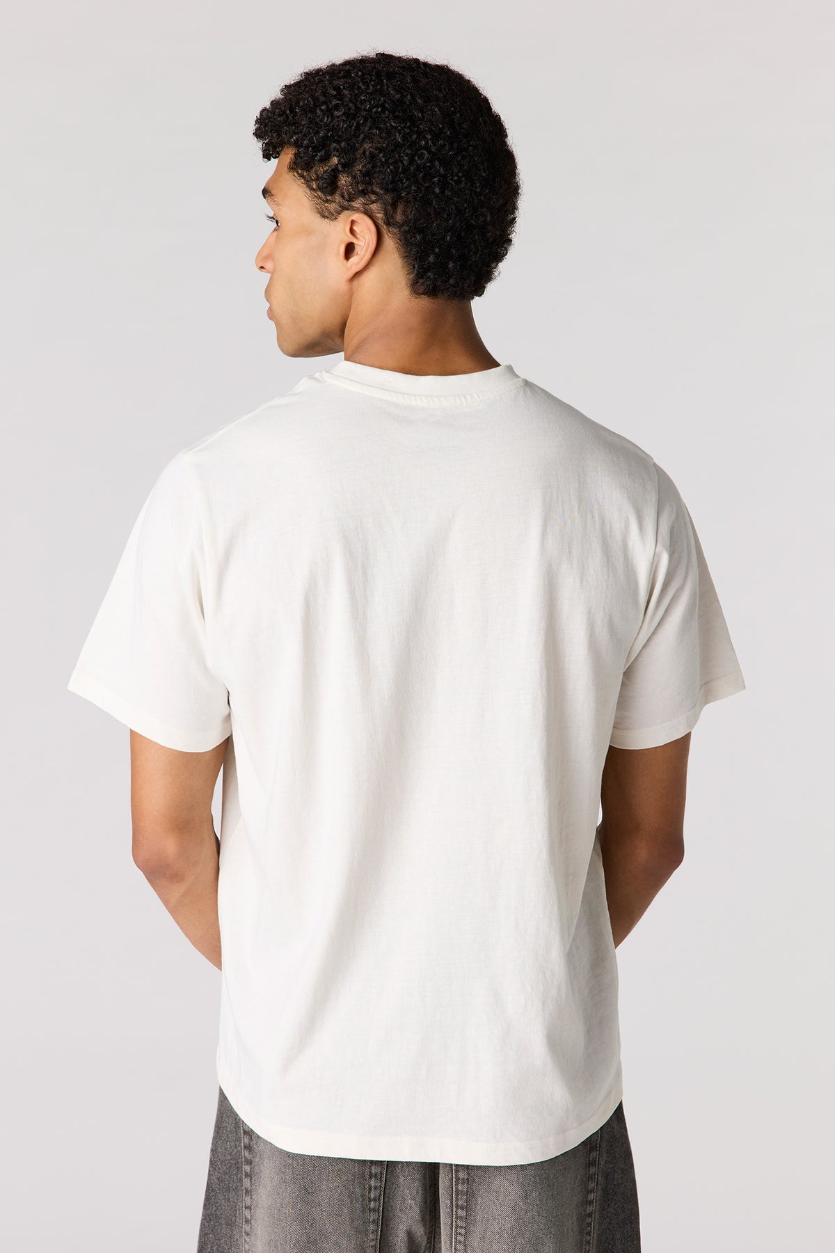 Alt View 2. Embroidered T-Shirt - White