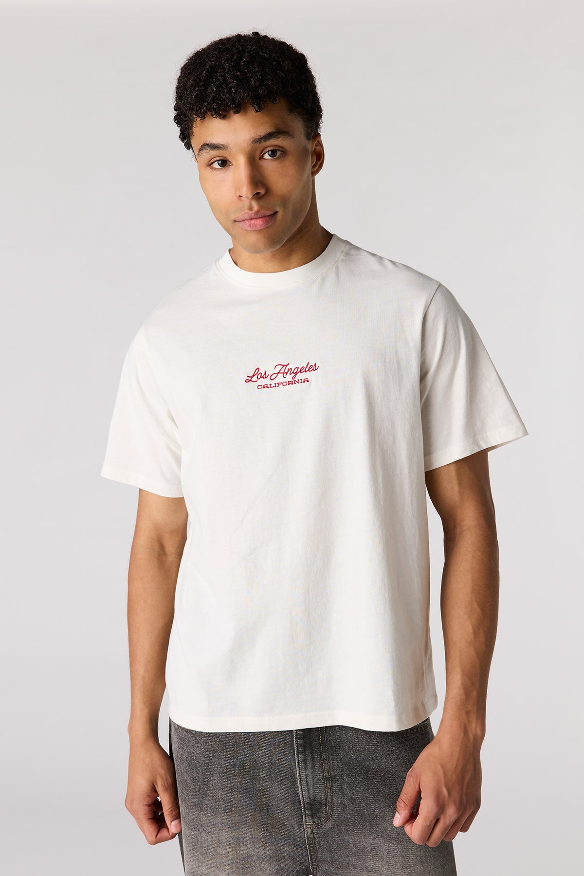 Embroidered T-Shirt - White
