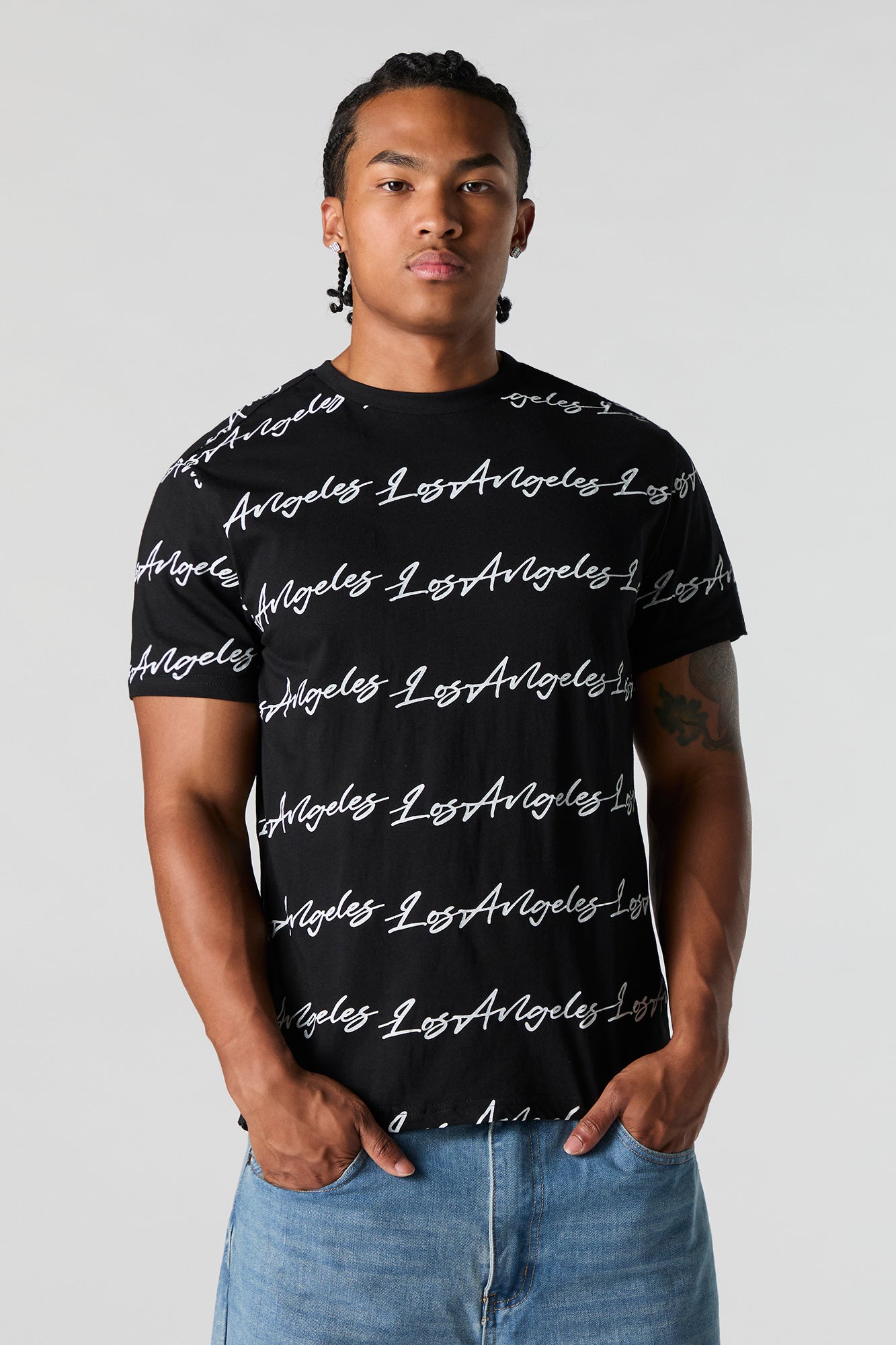 Los Angeles Script Print T-Shirt