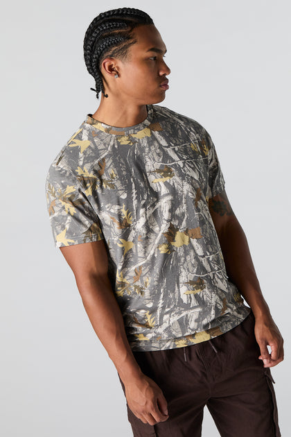 Camo Forest Print T-Shirt