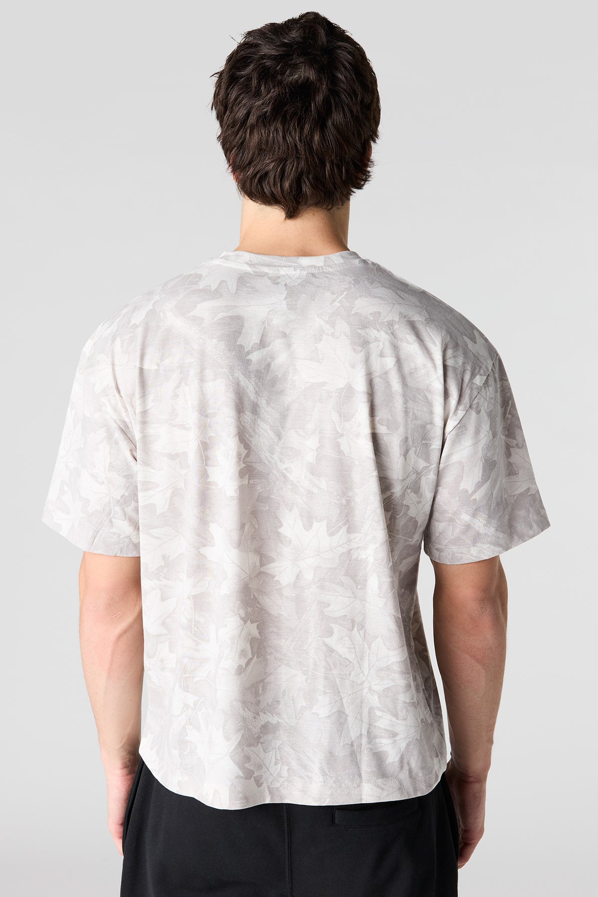 Alt View 2. Embroidered Boxy T-Shirt - Camouflage