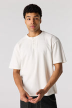 T-shirt Henley en tricot