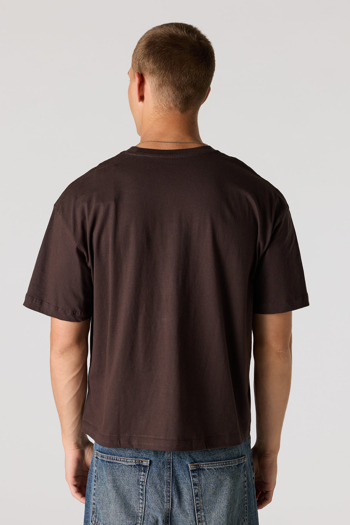 Alt View 2. Boxy T-Shirt - Brown