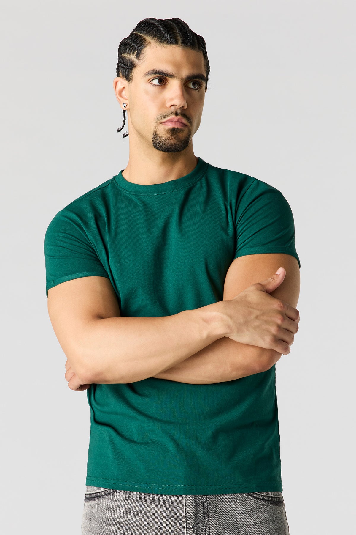 Slim Crewneck T-Shirt - Green