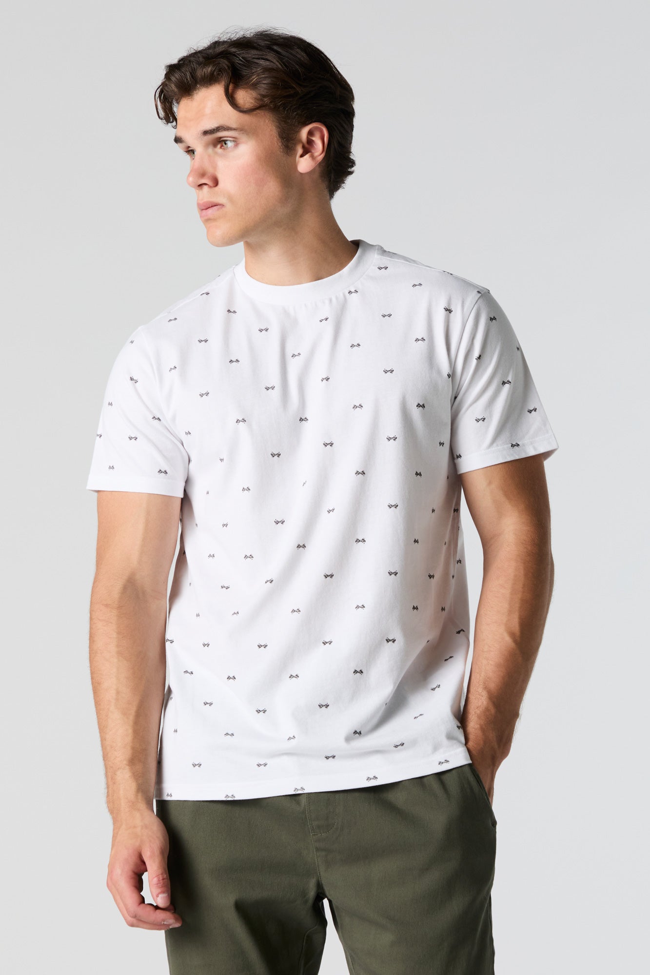 T-shirt avec micromotif de canots