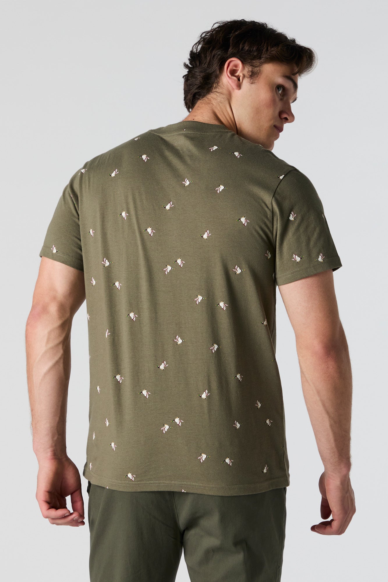 T-shirt avec micromotif de canards