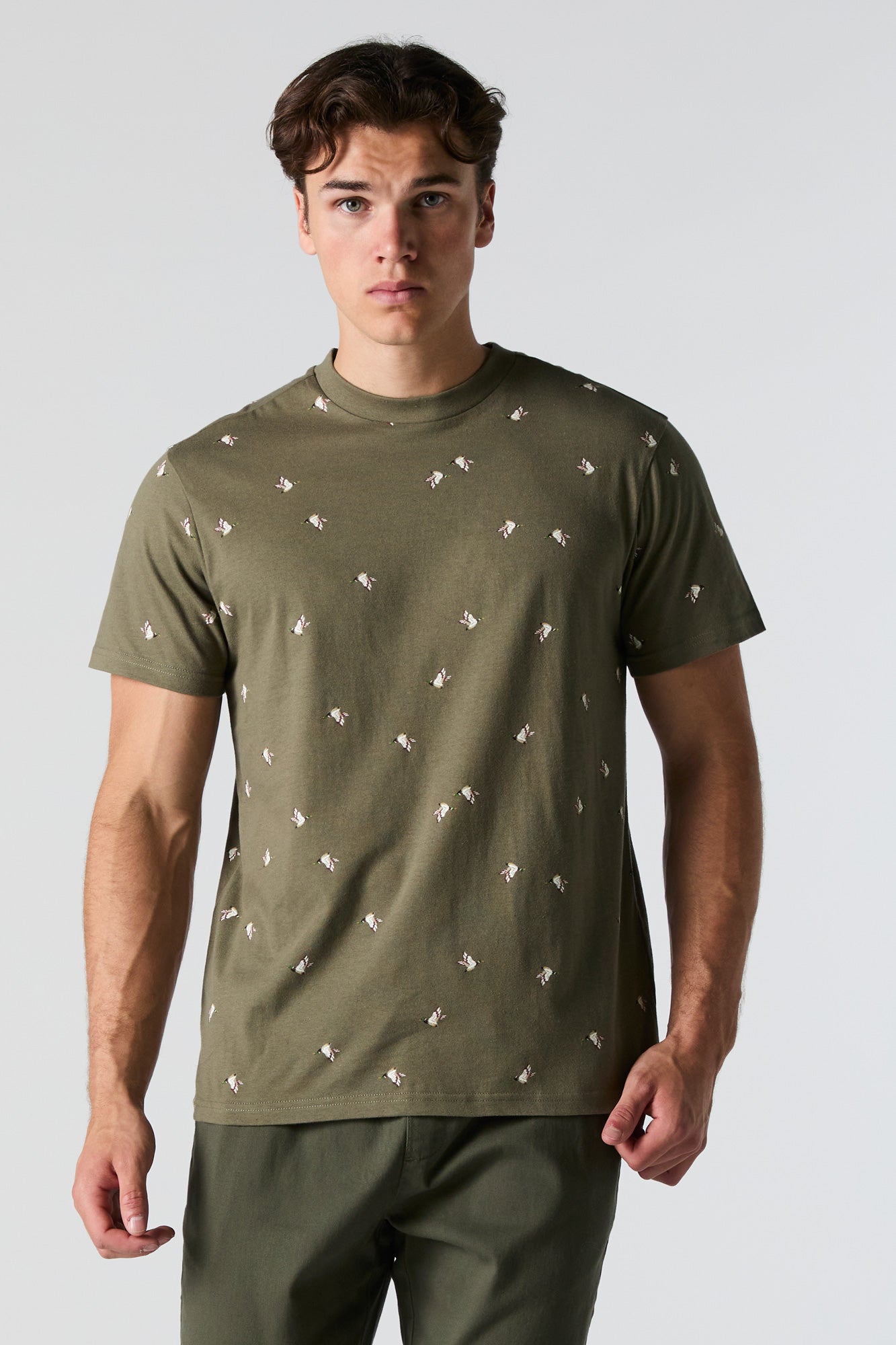 T-shirt avec micromotif de canards