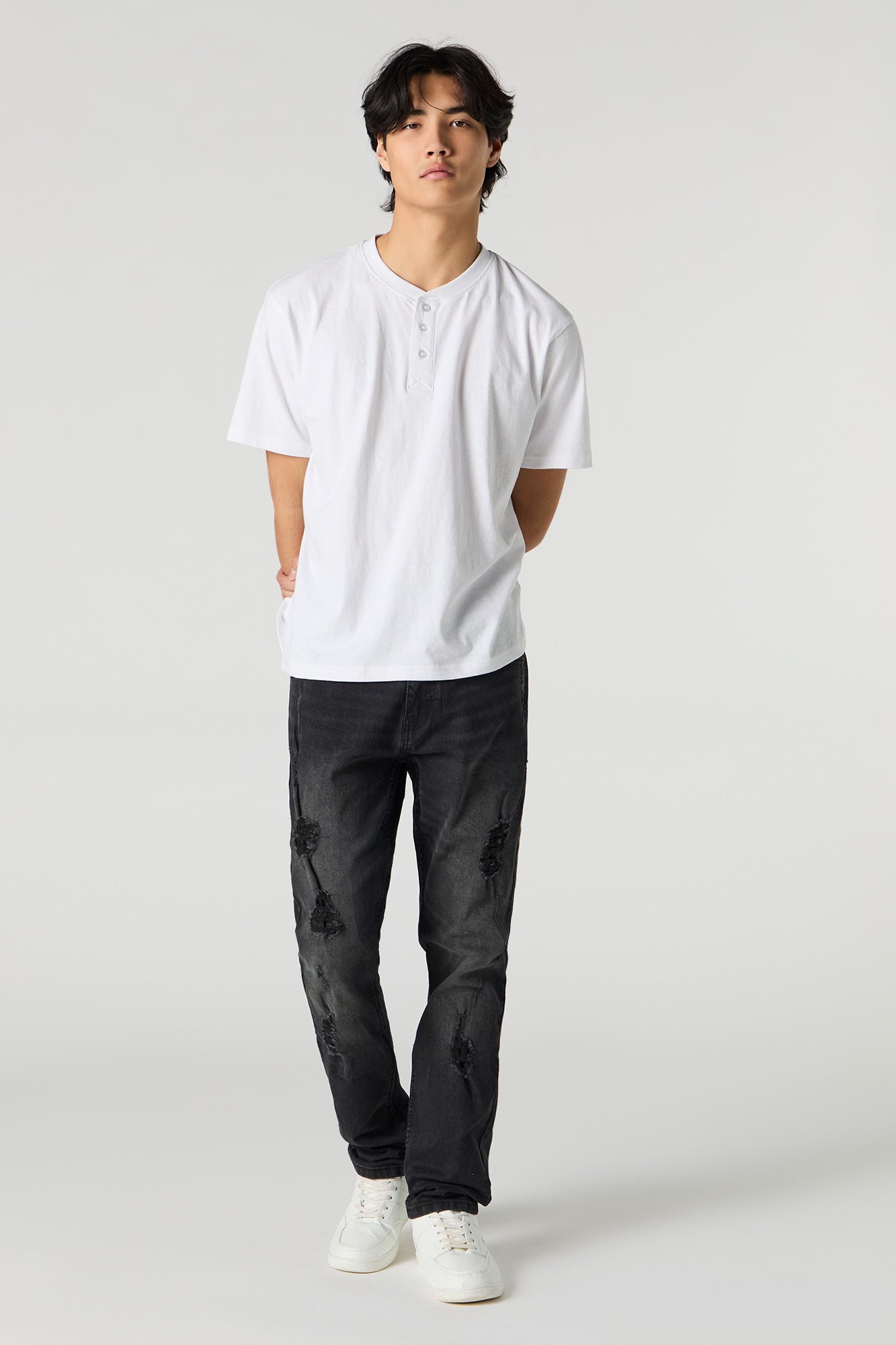 TBPR HENLEY NECK T-SHIRT 新品 Henley neck T-shirt（25SS） – Pablo vinci