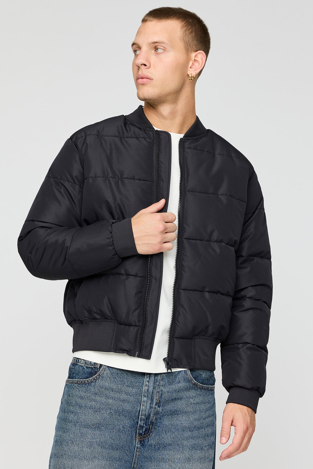 City Puffer Jacket - Black