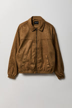 Blouson aviateur en similisuède