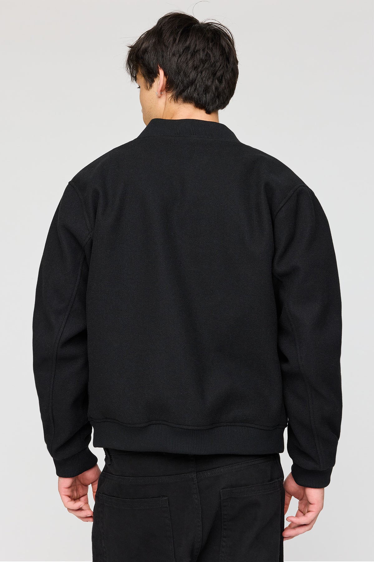 Vue alternative 2. Blouson aviateur doublé de similifourrure